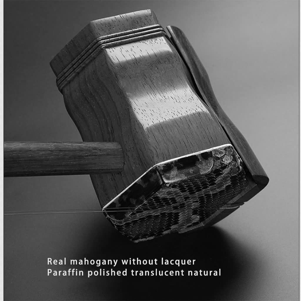 Instrument de Musique Classique Erhu Débutant Professionnel Erhu Loud Débutant Professionnel Instrument Classique Six Faces Professionnel Instrument de Musique Erhu (Color : Black,