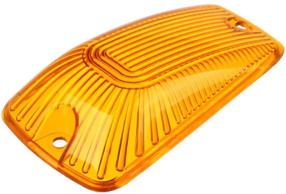 MARLBSTON 5 X Cab Marker Light Amber Cover Compatible with 1988-2002 Chevy/GMC C1500 C2500 C3500 K1500 K2500 K3500 Pickup Trucks, Cab Roof Running Lights, Top Clearance Light (Only Cover)