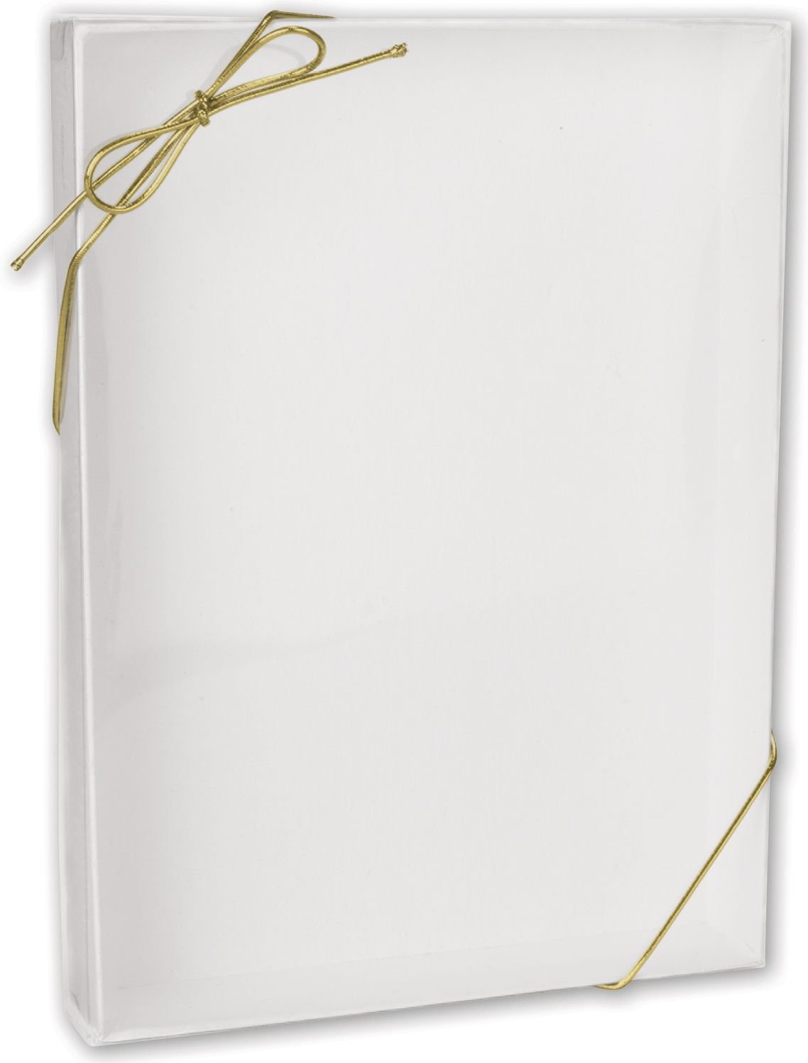 Bows - Gold Pre-Tied Stretch Loop Bows, 11" Loop (1000 Box) - BOWS-3SLG18