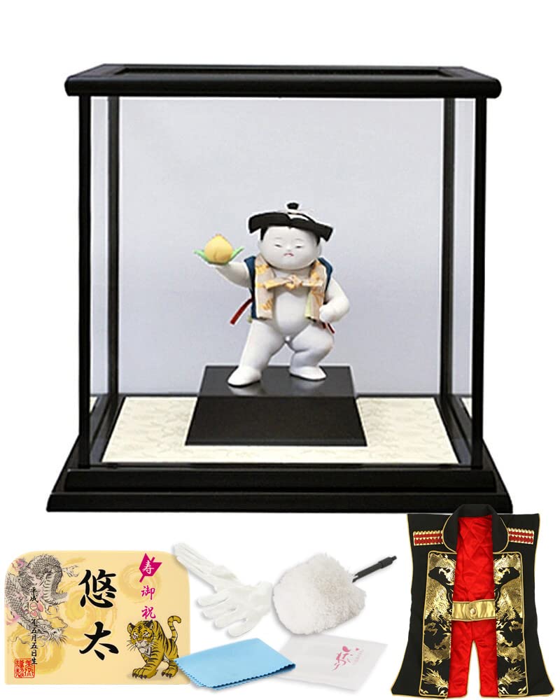 Amazon | 五月人形 幸一光 コンパクト 松崎人形 桃太郎 武者人形