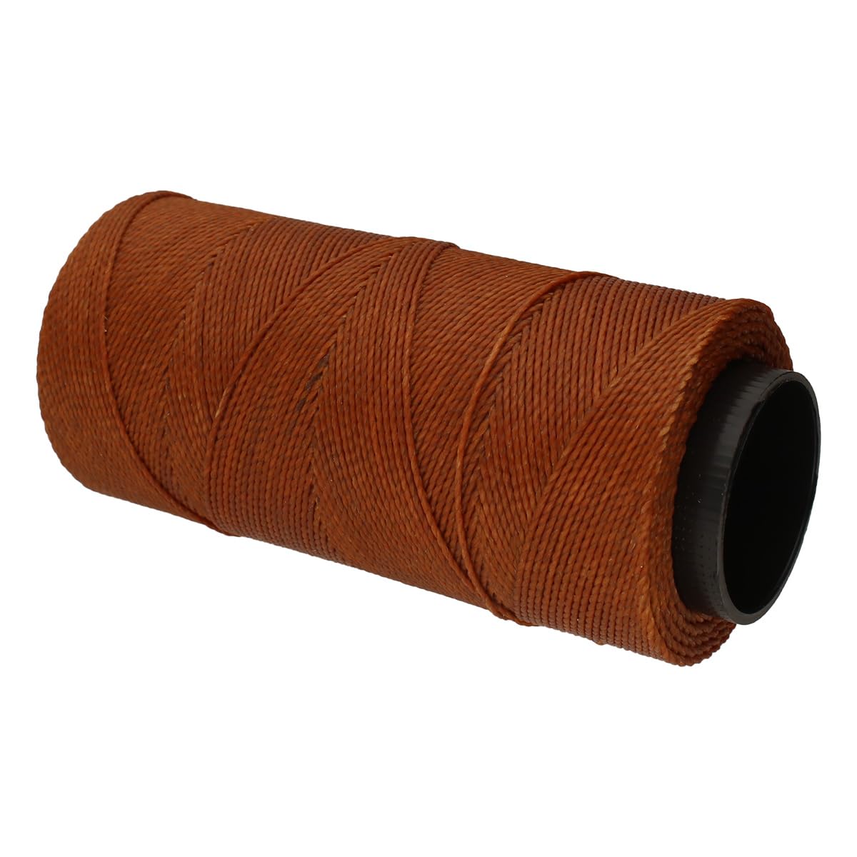 The Beadsmith Knot It Waxed Polyester Cord, Chestnut Color, 0.7mm Diameter, Light Wax, 144 Meters (472 Feet) Per Spool - Image 2