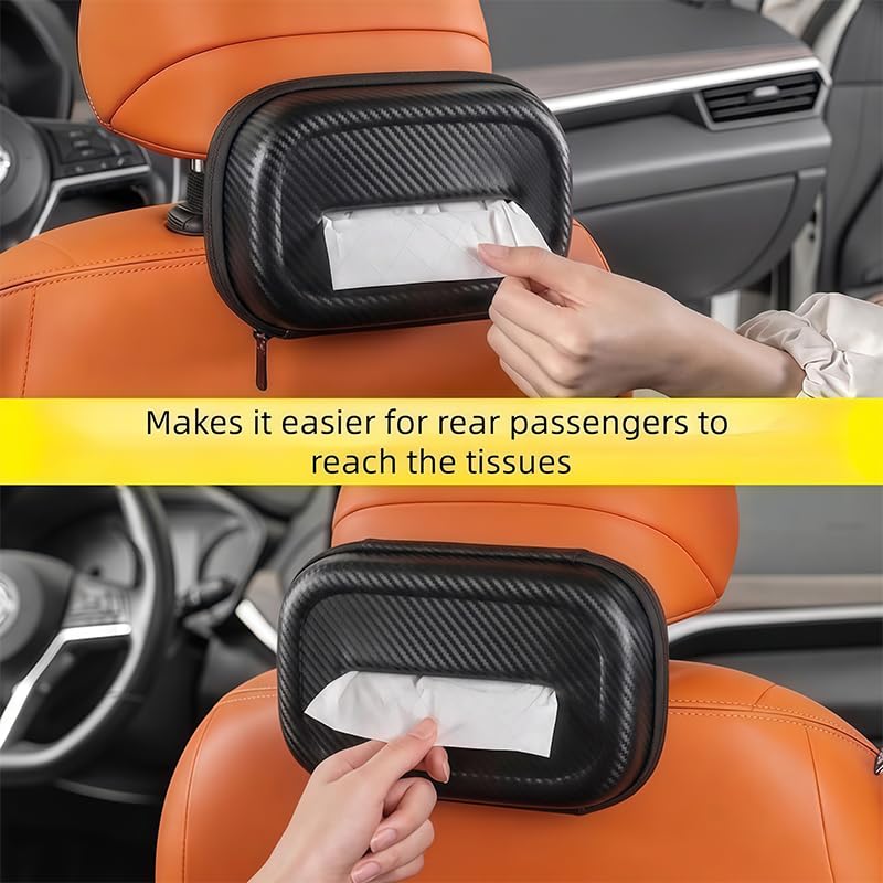 Porta Fazzoletti Auto in Similpelle per Renault Boreal/Filante