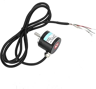 Codificador Rotativo ABZ Codador Trifásico, Velocidad Integral 3000-6000 Rpm, Conexión de Acoplamiento Flexible, Hecha de Materiales de Aluminio y Plástico de, Adecuado para un
