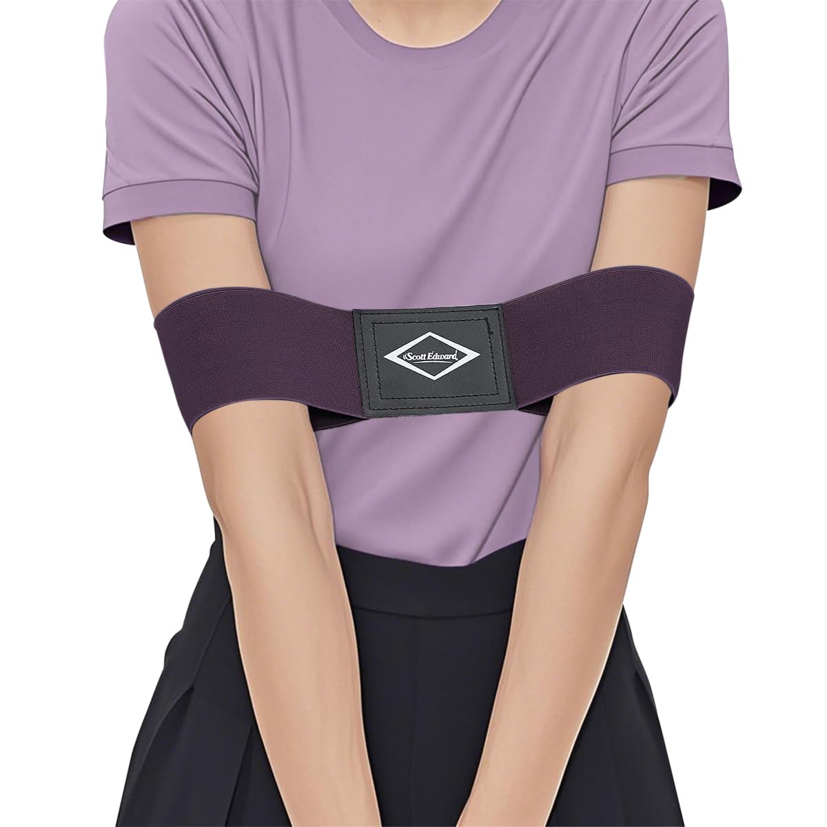 Scott Edward Golf Swing Aid Professional Strength Arm Guard Smooth Connection Beginner's Correct Swing Posture Training Alignment Practice Tool