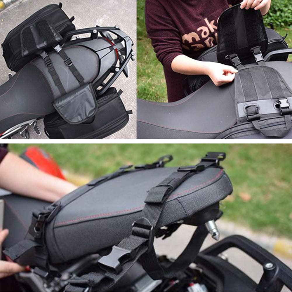 Wodoszczelna torba motocyklowa, motocyklowa, motocykl, motocykl, motocykl, torba, torba podróżna, 1 para płaszcza przeciwdeszczowego