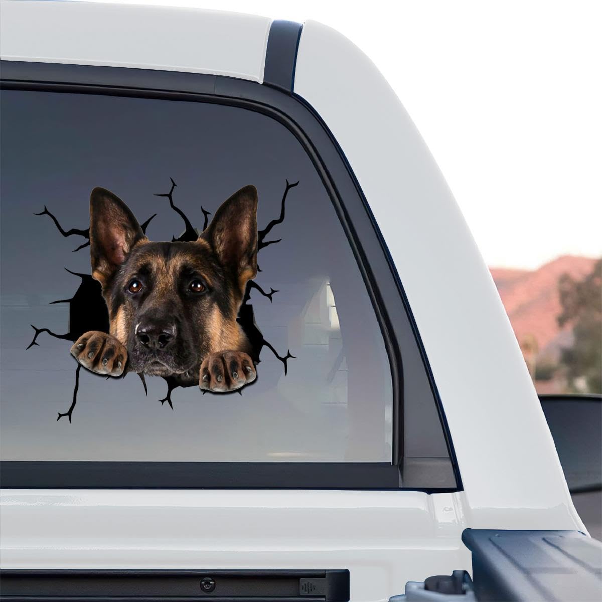 Vinyl Dog Stickers - Car Decals for Women & Dog Lovers (German Shepherd)