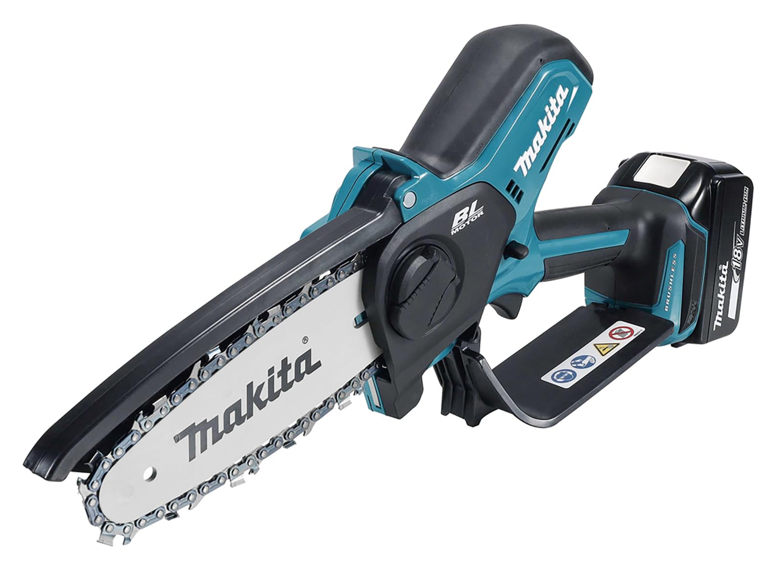 Makita DUC150 18v LXT Cordless Brushless Pruning Saw 150mm 1 x 5ah Li-ion Battery Charger