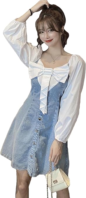 Amazon.co.jp: [DeBangNi] レディース デニムワンピース