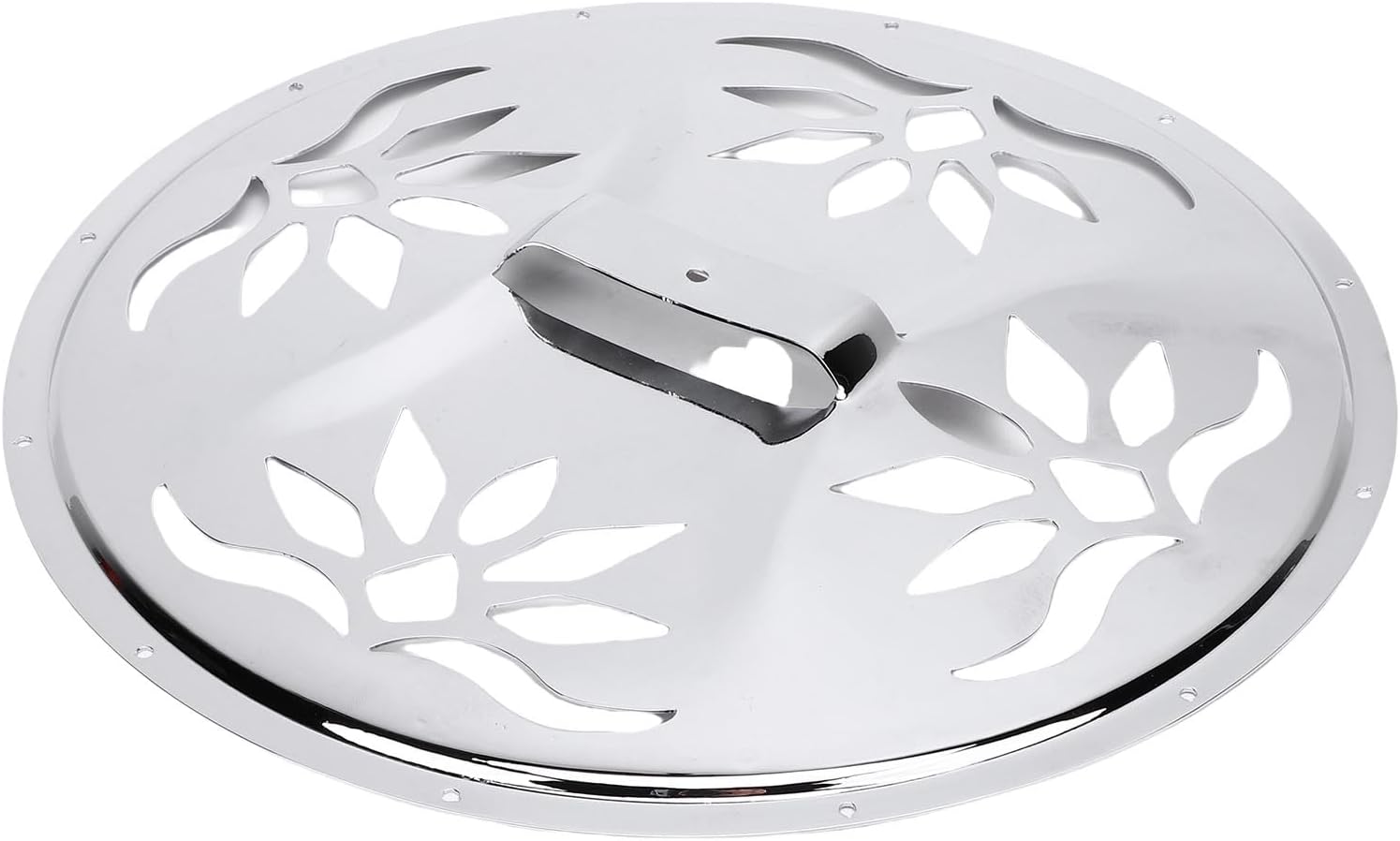 Eujgoov Resonator Guitar Cover Plate Stainless Steel Sound Hole Insert Speaker Grille for Dobro with Cigar Box Guitar