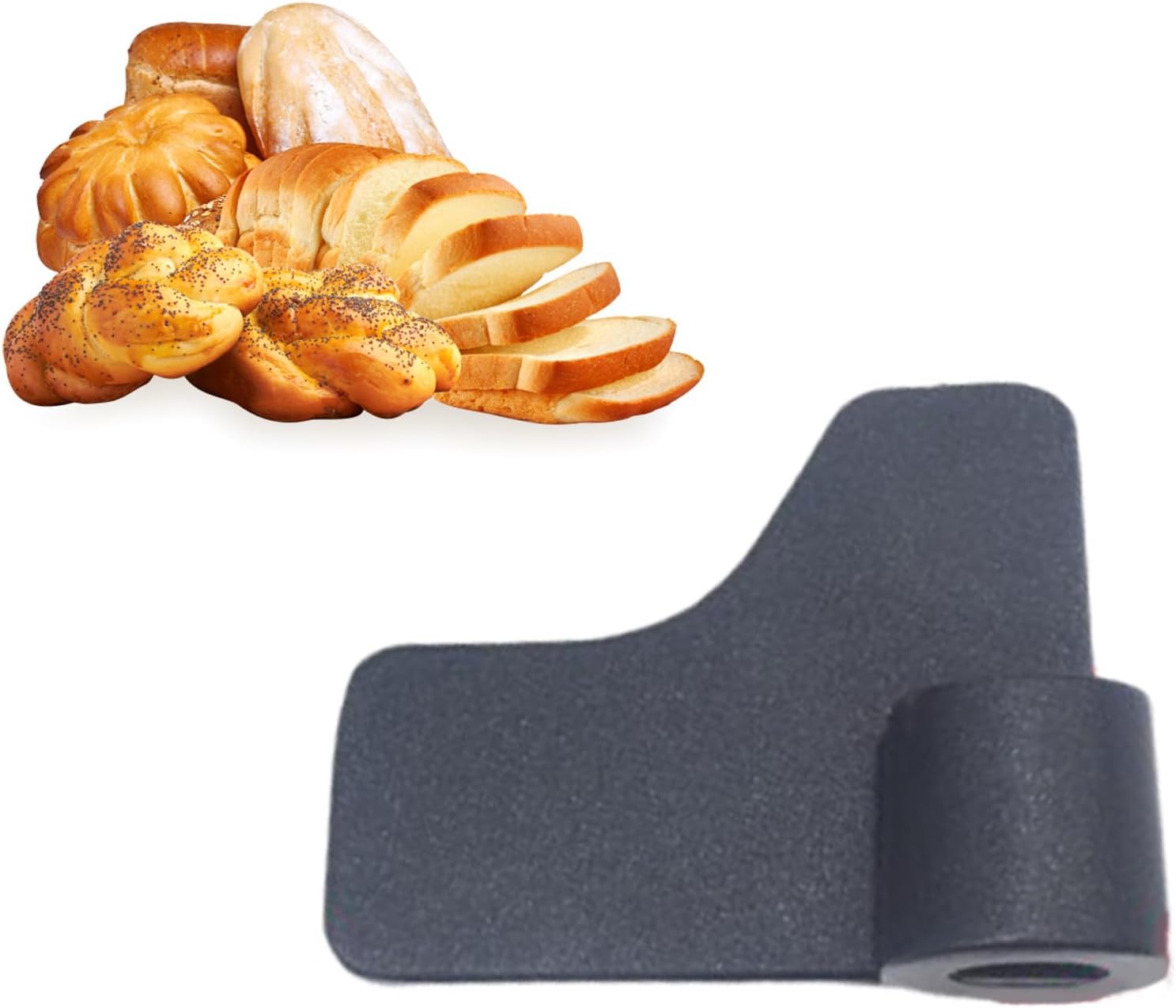 Bread Maker Paddle Compatible with Panasonic Bread Maker Replacement, Mixing Kneading Paddles Non-Stick Coated Kneading Blade Accessories for SD-256/SD-257/SD-2501/SD-2500/SD-2511 Gray,One Size