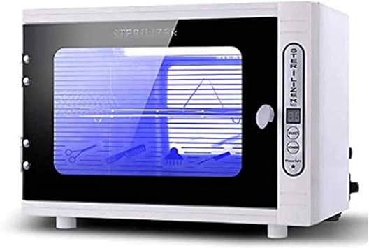 Hot Air Sterilizer & UV + Dry Heat Cabinet Autoclave For Cosmetics, Foot Care Studios, And Hairdressing Salons - With Timer Control