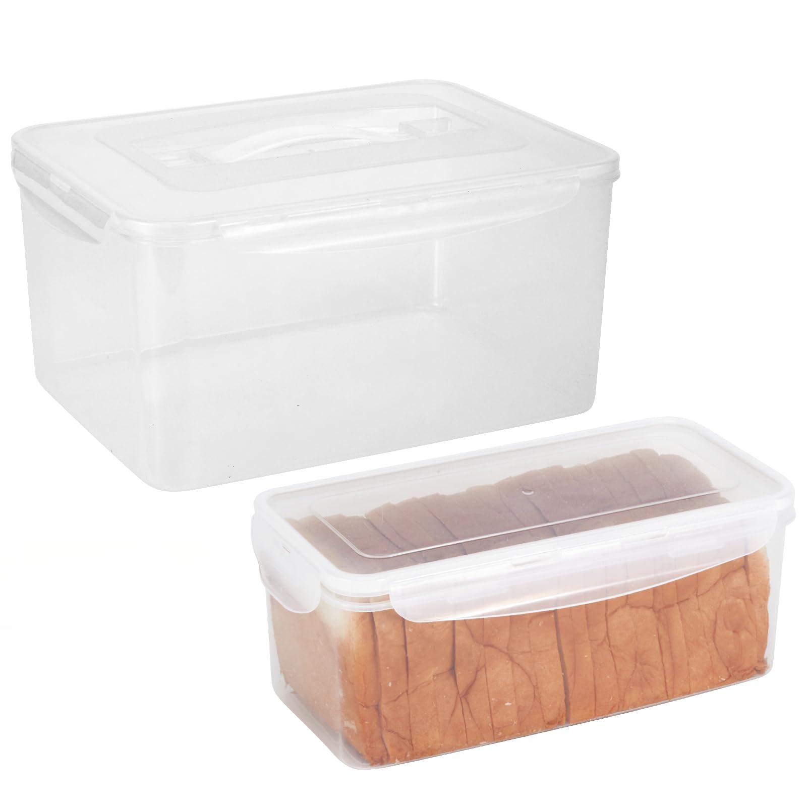 Amazon.com: JCXivan Bread Box,Bread Storage Container,2