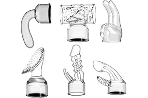 6-Piece Magic Wand Accessories Kit for Adult Massage Toys