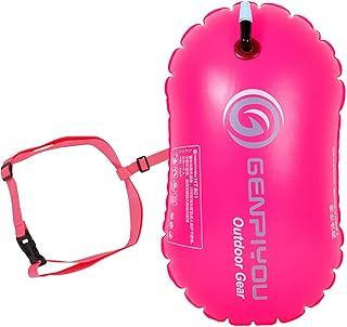Swim Buoy Float | Safety Float, Highly Visible Buoy for Swim Training | Light and Visible Swim Bubble, Safe Swim Training, Open Water Swimming Bavokon