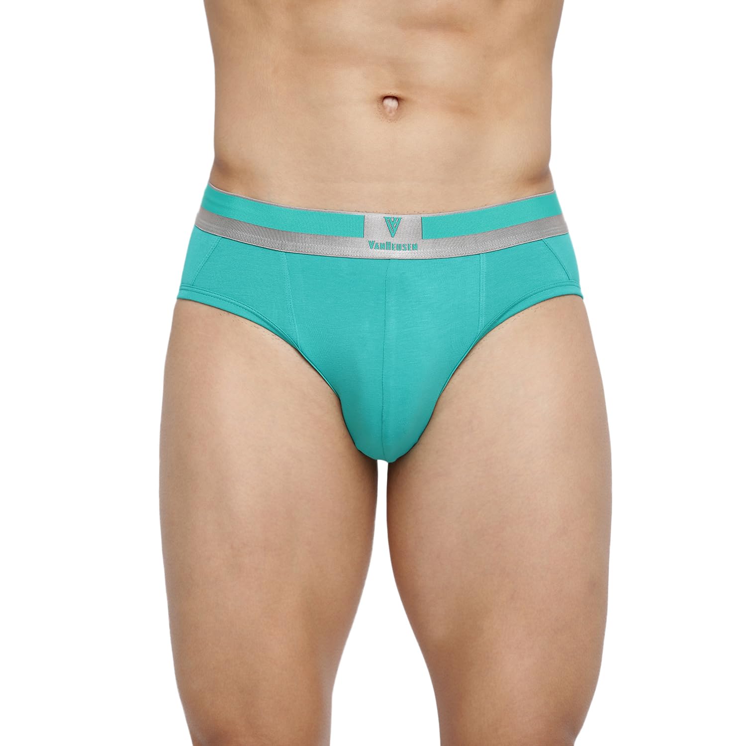 van heusen Men's Cotton Blend Classic Regular Solid Briefs-picture-35