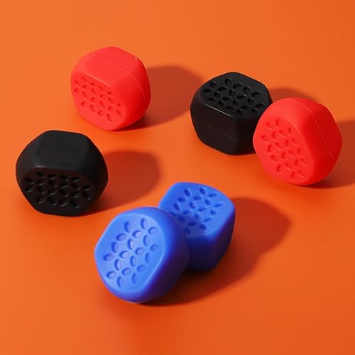 Miniatura 3 de 6 unidades de ejercitador de mandíbula, tóner de silicona para hombres y mujeres, moldeador facial con 3 niveles de resistencia para principiantes