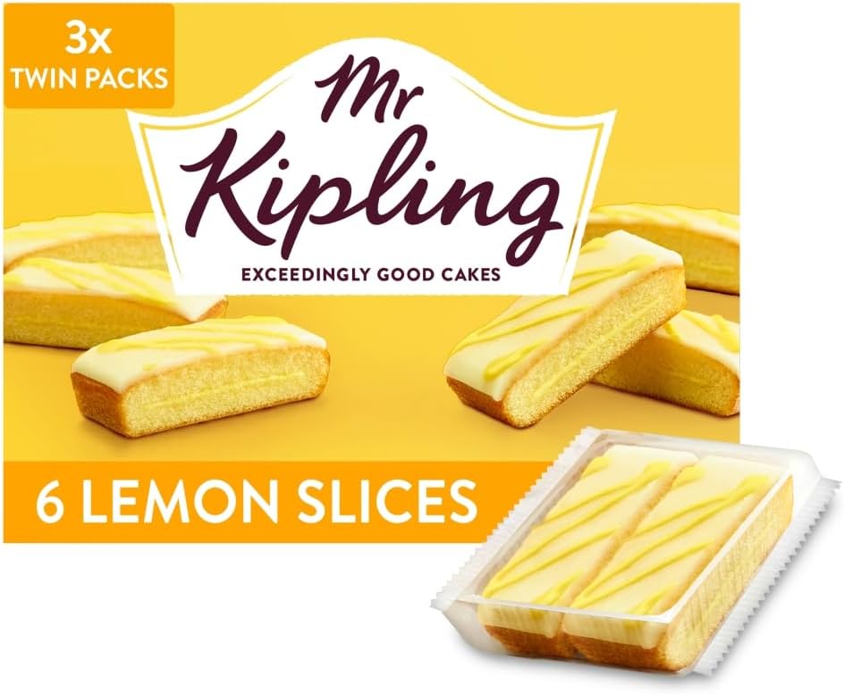 Mr Kipling Lemon Layered Cake Slices, 6 Treats