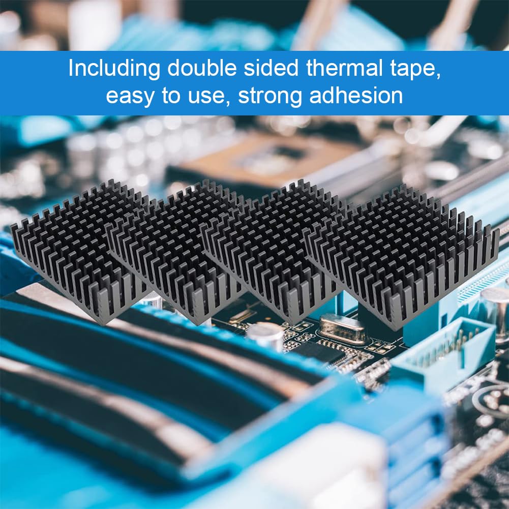 8 Dissipatori M.2 NVMe SSD 2280 - In Lega Di Alluminio Con Pad Termico, 70x22x3mm - Foto 5