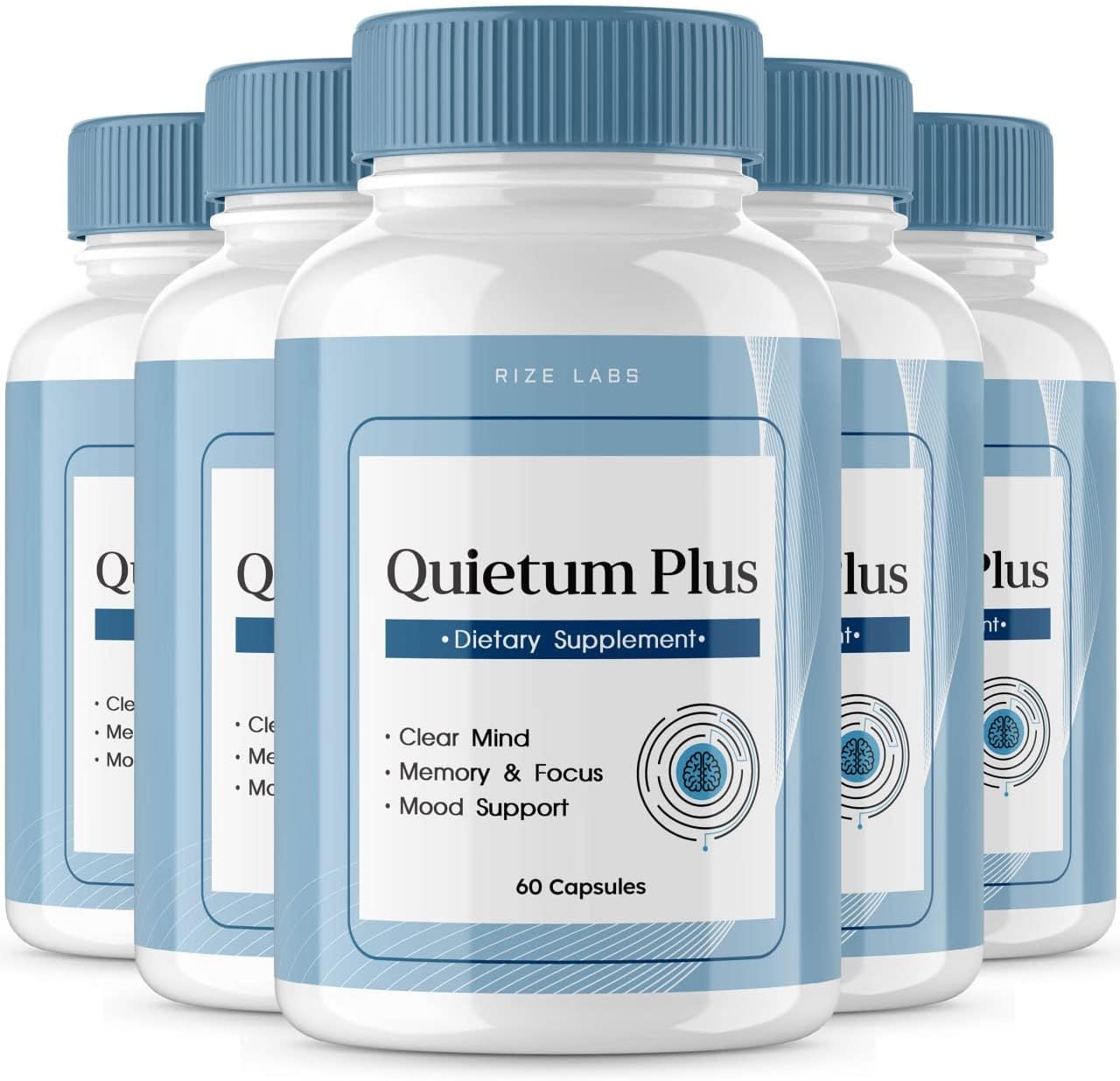 (5 Pack) Quietum Plus Tinnitus Relief Capsules Quietum Plus