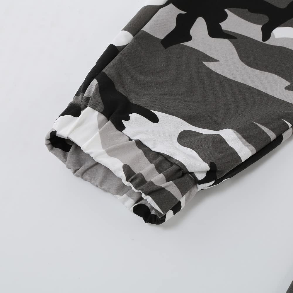 Colorful House Sandy Joggers for Men Casual Cargo Jogger Sweatpants Relaxed Fit Work Pants Stretch Waist Big and Tall