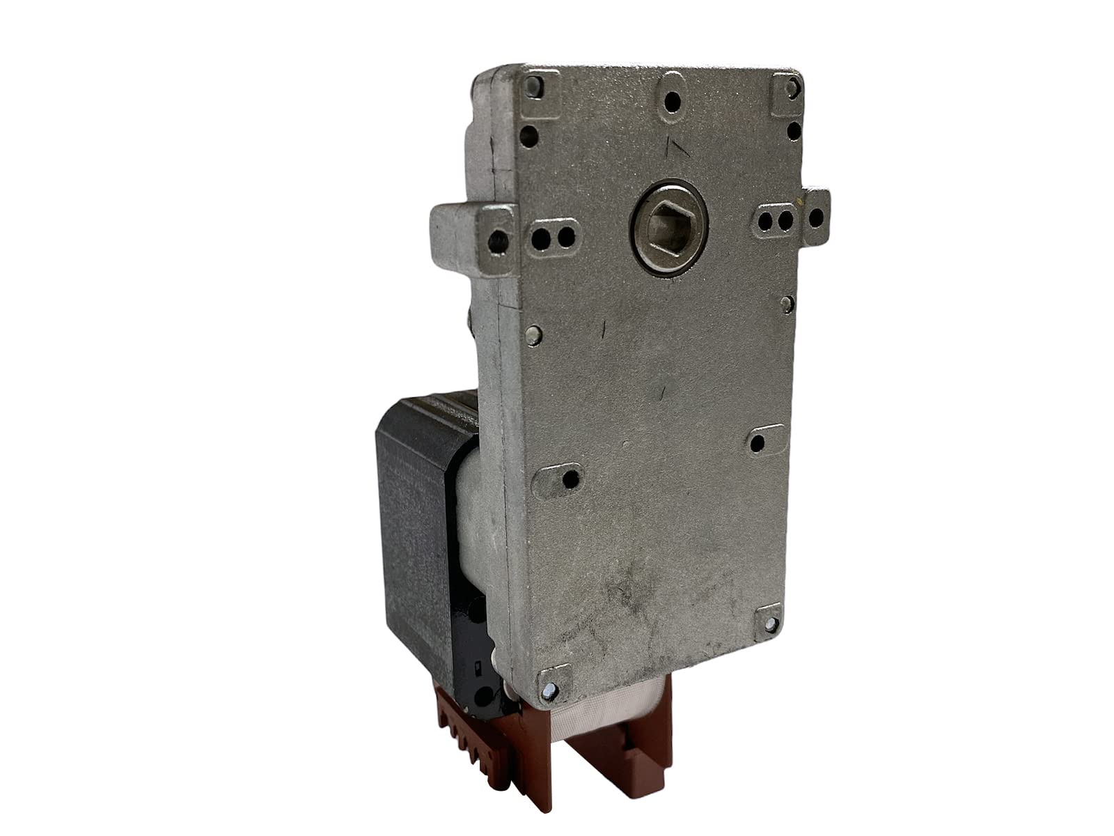 ERICAMBI, Motoriduttore K9117057 Kenta serie 911 per Stufe a Pellet, Velocità 2rpm, Pacco Lamellare 40mm, Ø Albero 8,5mm, Senso di Rotazione Antioraria, Spianatura Doppia, Edilkamin