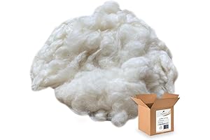 Cotton Stuffing by The Pound: All-Natural Soft Filling for Cuddly Creations and Crafts