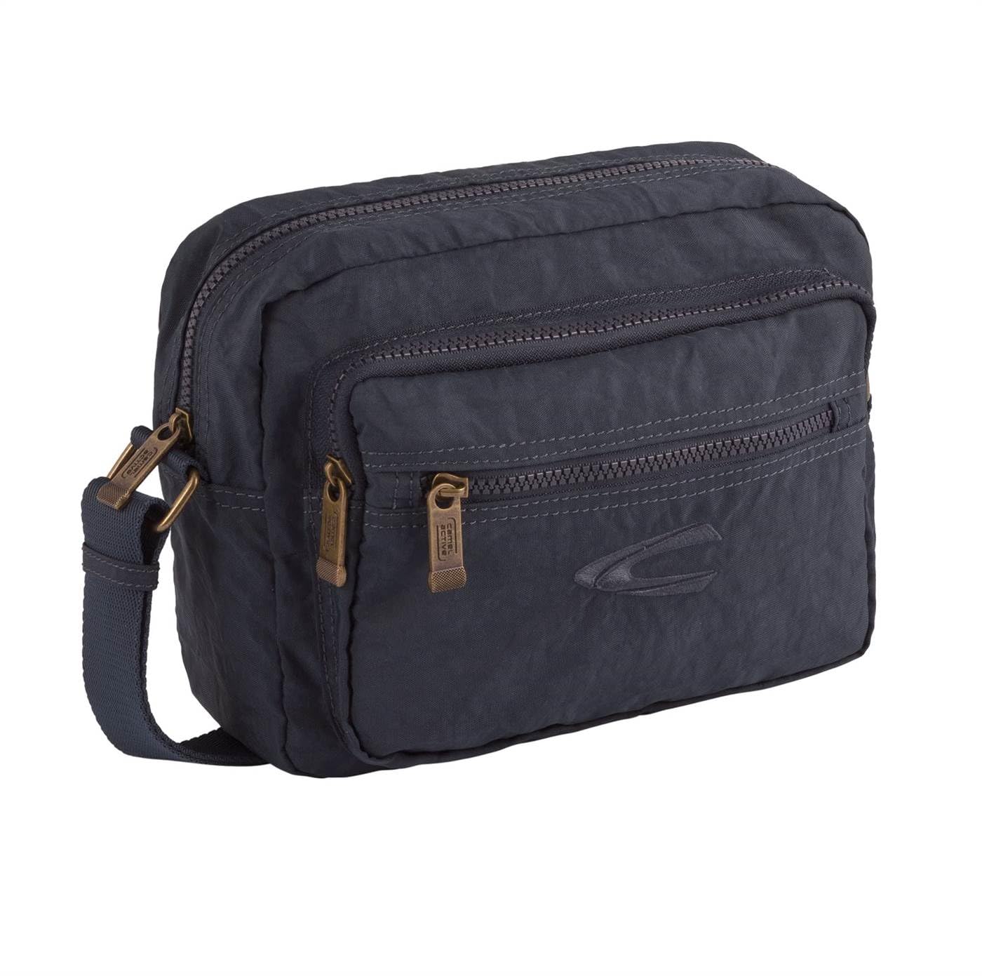 camel active Journey, Men’s, Herren, Journey, Umhängetasche, Schultertasche, M, Dunkelblau, B00 613 58, Dunkelblau, M -