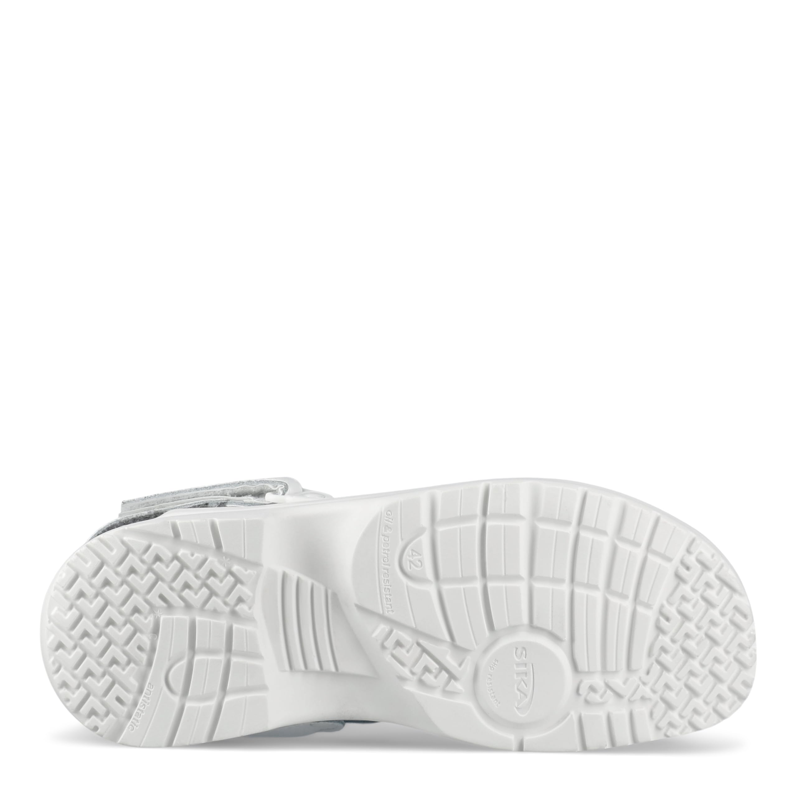 SIKA - Calzado de protección de Piel para Hombre Blanco Blanco, Color Blanco, Talla 42 UE
