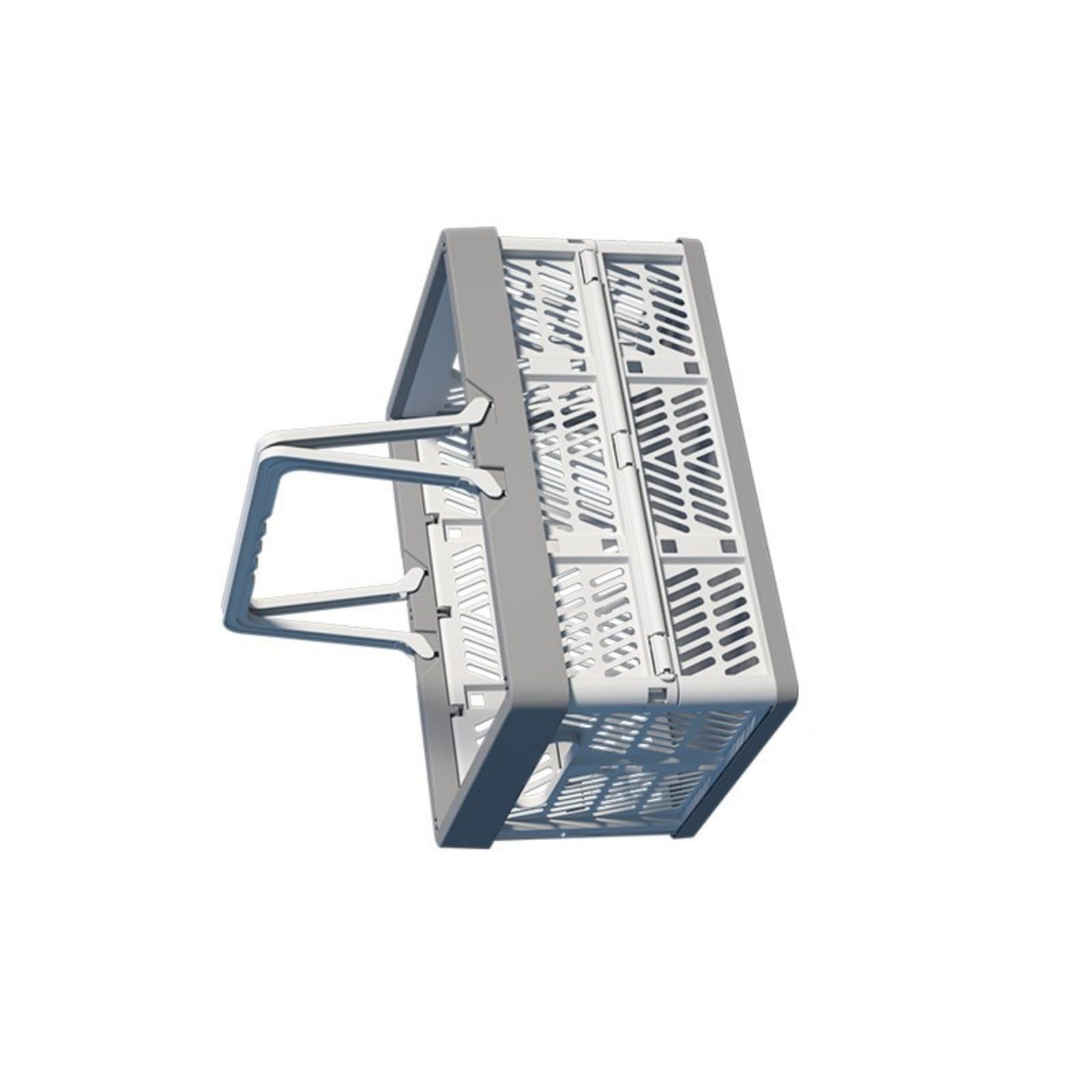 Tsophreniq Sturdy ABS Extendable Basket Container Great for Camping and Home Household Compact ABS Folding Storage Functional Option for Household and Trips