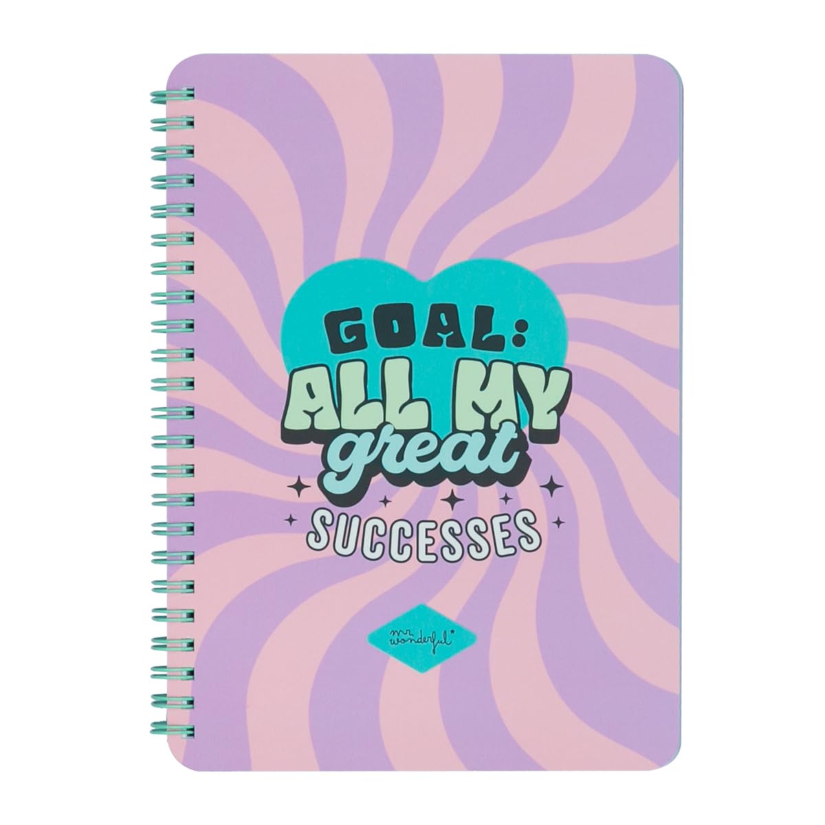 Mr.Wonderful - A5 notebook - Goal: all my great successes