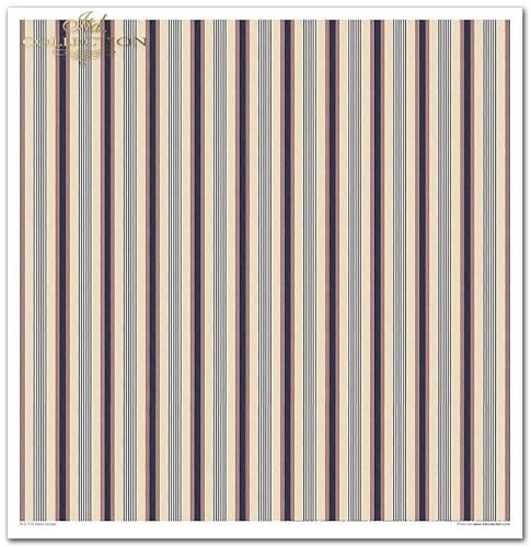 ITD Collection - Scrapbook Papier - Scrapbooking Set - Motivpapier zum Basteln - Dekorpapier 12x12 inches - 310 x 310 mm - 10 Blatt + 1 – Retro stripes - SLS-016