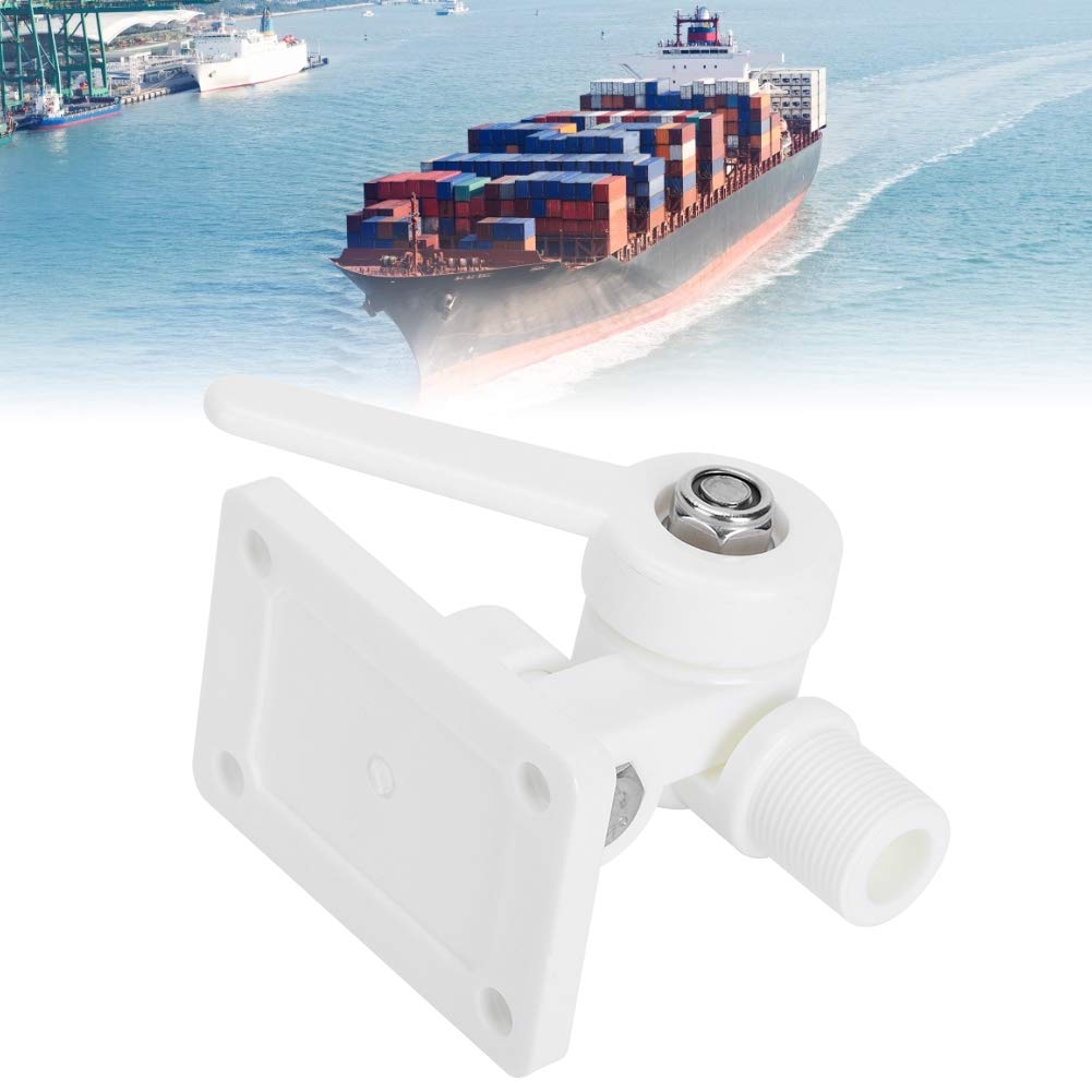 Yctze Support à cliquet d'antenne, Support de Base de Fixation de AISG pour Bateau Marin ABS, Interface BNC/SMA Ignifuge