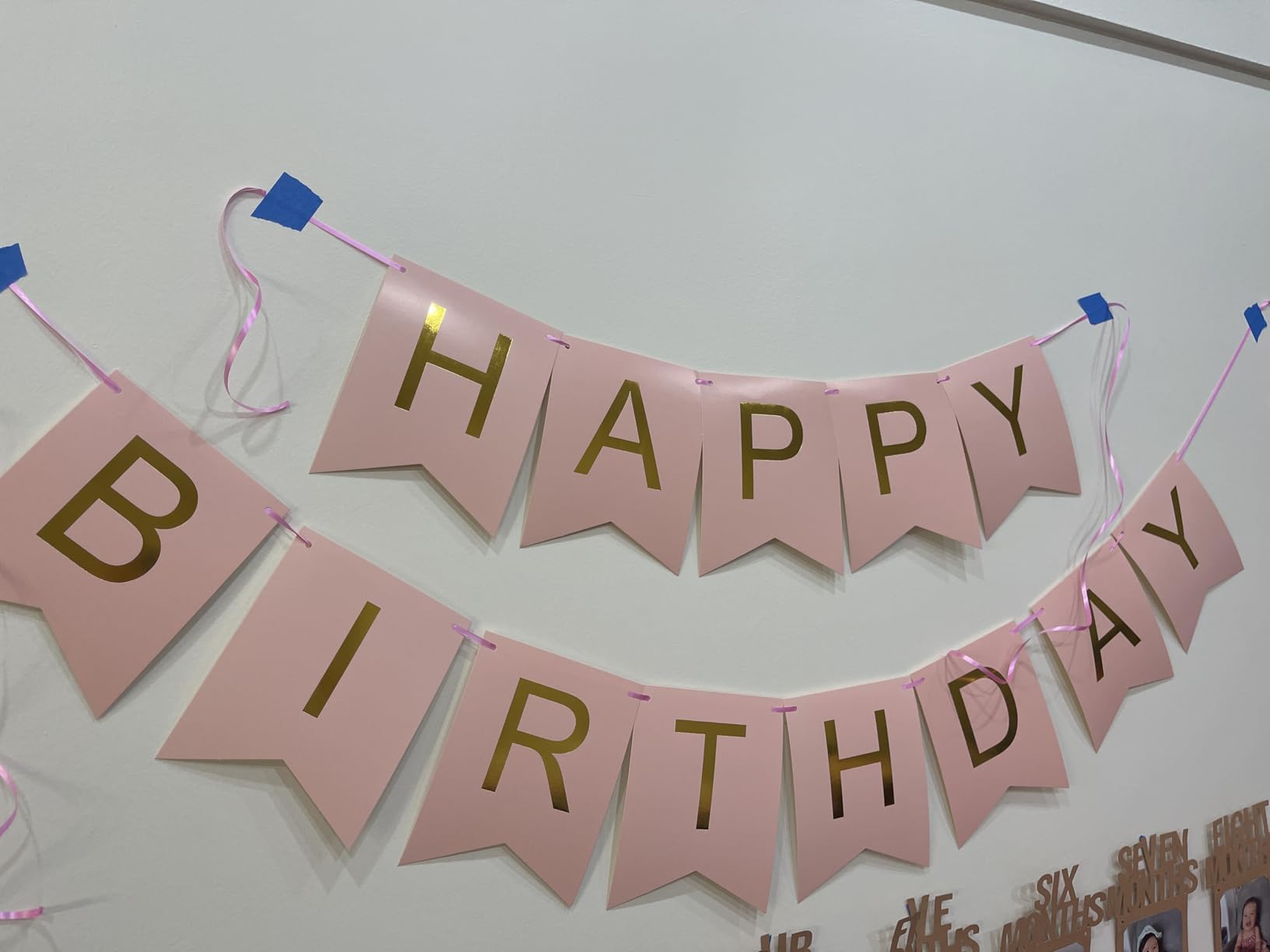 Pink Birthday Banner - Party Decorations & Garland -8