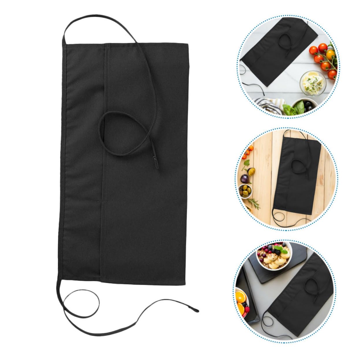 3piezas Delantal Multifuncional Para Catering De Correa Ajustable Cintura y Delantal Transpirable Para y Personal De Restaurante