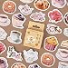Produktbild Nachmittagstee Sticker Bücher Scrapbooking DIY Note Papier Sticker Flakes Stationäres Bürozubehör Kunstbedarf 45St