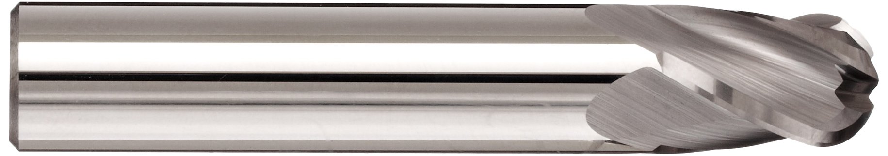 Melin Tool EMG Carbide Square Nose End Mill, Uncoated (Bright) Finish, 30 Deg Helix, 3 Flutes, 2