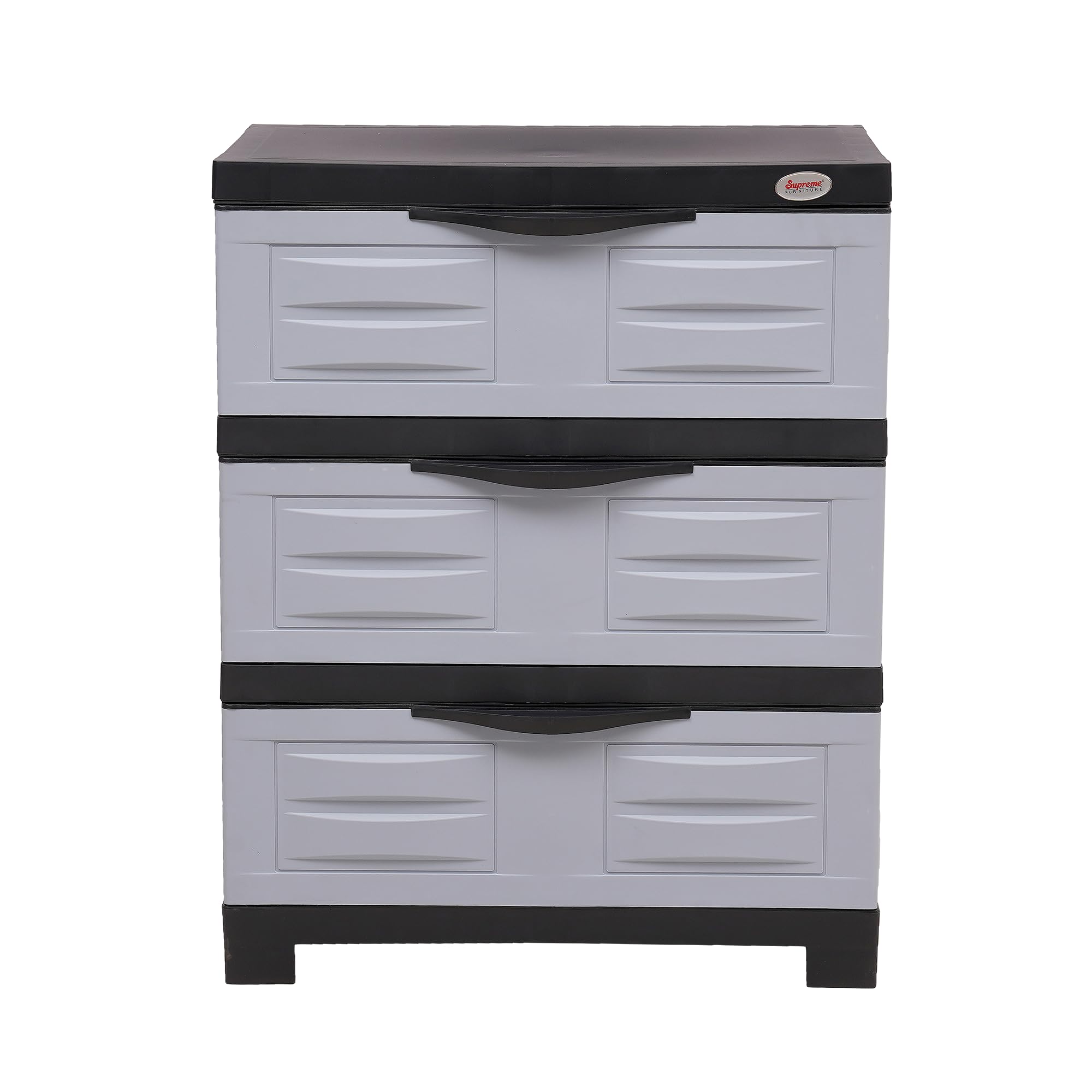 Supreme Furniture Fusion DR 03 Multipurpose Waterproof Plastic Drawer Chester | 3 Level Storage Cabinet with Smooth Sliding Drawers | Storage Almirah for Home,Kids Room |Pre-Assembly|Brown Beige-picture-24