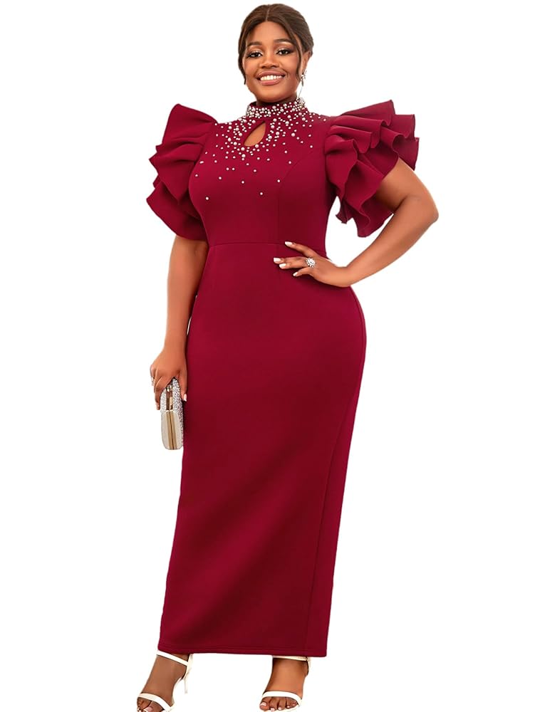 【関税＆送料込み】Balmain Burgundy Viscose Blend Dress Balmain Viscose Blend Dress Chain Strap In Red | ModeSens