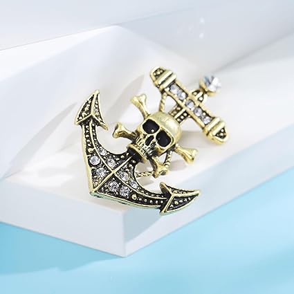 Broche Tête De Mort Crâne Pirate - Esprit Rebelle Et Aventure Des Mers