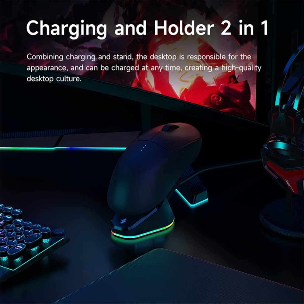 Ładowarka do bezprzewodowej myszy Logitech G Pro X Superlight G502 X, stacja dokująca do Razer DeathAdder V2 Pro dla Naga Pro