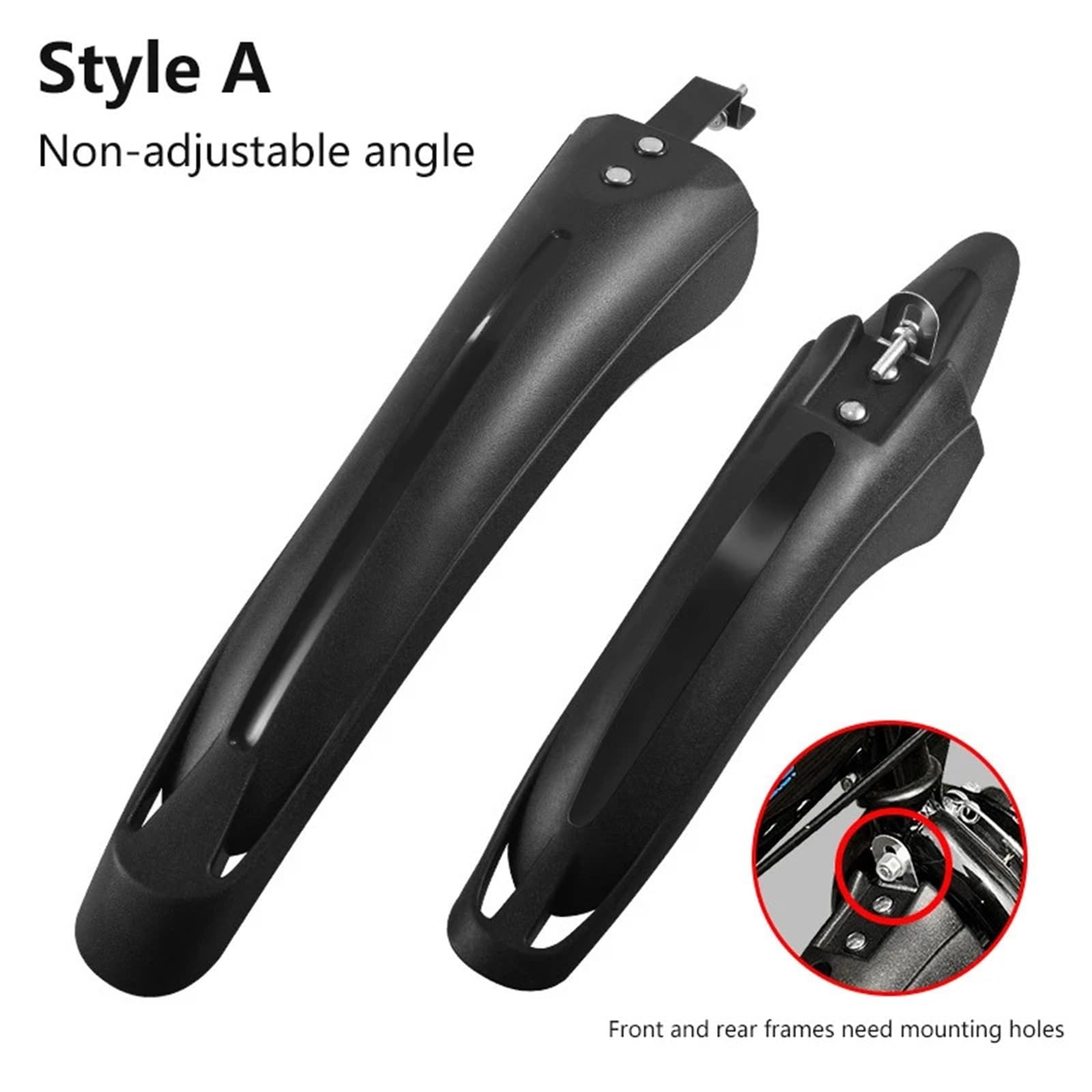 Guardabarros para Bicicletas Guardabarros Delantero y Trasero para Bicicleta de montaña, Protector de liberación rápida para Rueda de neumático salpicaderos Delantero Trasero