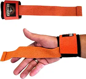 Strap Com Munhequeira Musculação Academia Grip - Vem O Par
