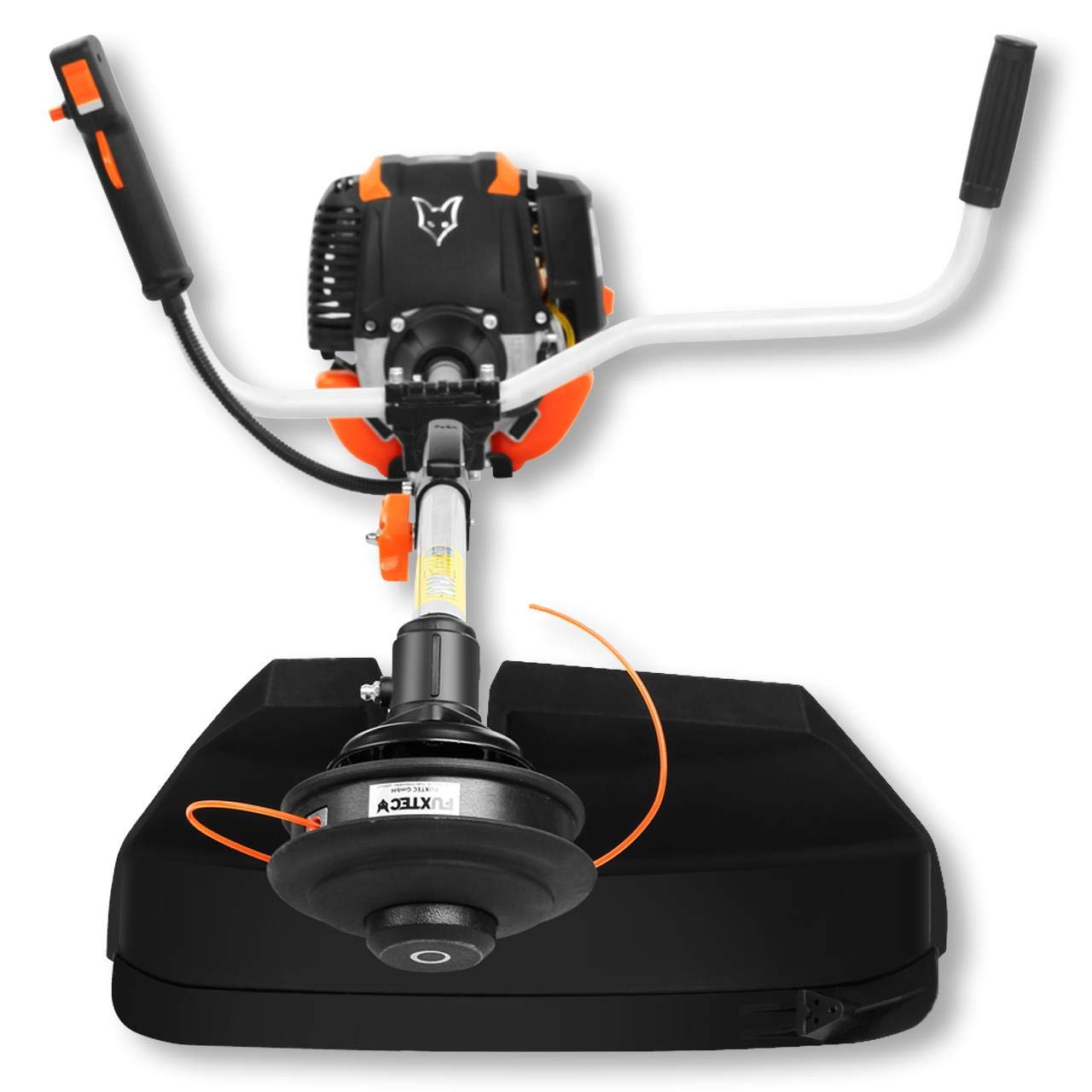 Podkaszarka Spalinowa FUXTEC FX-4MS142-4-Suwowa, Silnik 42,5 cm3, 1,7 KM, Podwójna Glowica, Profesjonalny Pasek, Easy Starter, Beznarzedziowy Dostep