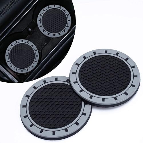 Portavasos para automóvil, 2 unidades, de silicona, antideslizantes, para GMC Sierra Denali, Canyon, Terreno, Yukon Jimmy Acadia Series, accesorios