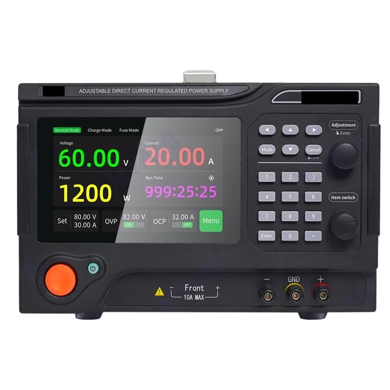 Alimentation de laboratoire, Alimentation de laboratoire programmable et réglable, convertisseur AC/DC avec remplacement de batterie(ETM-2050PL(20V50A))