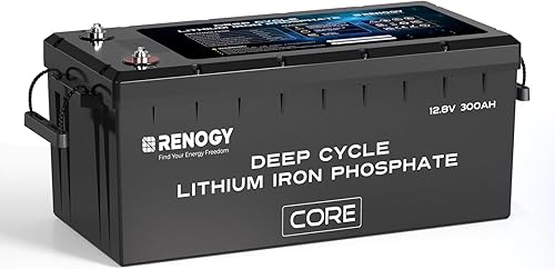 Miniatura 14 de Renogy Batería de litio de 12 V, 20 Ah para motor de arrastre Lifepo4, BMS de 20 A incorporada, clasificación IP65 a prueba de agua, batería