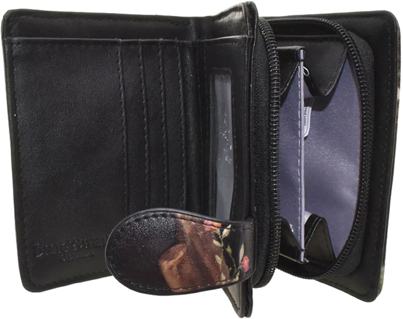 Shag Wear Fairy Forest Small Enchanted Wallet for Women and Teen Girls 4.5" Black