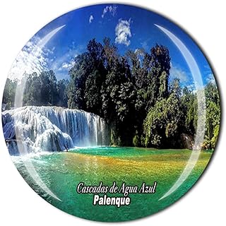 Cascadas de Agua Azul Palenque Meksyk magnes na lodówkę pamiątka kolekcja prezentów