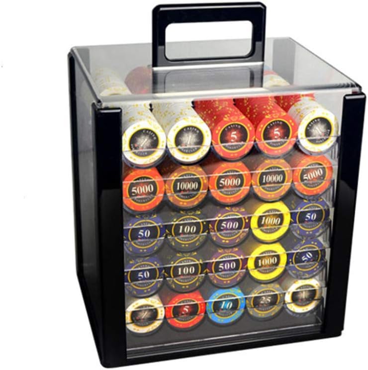 1000 set di fiches da poker