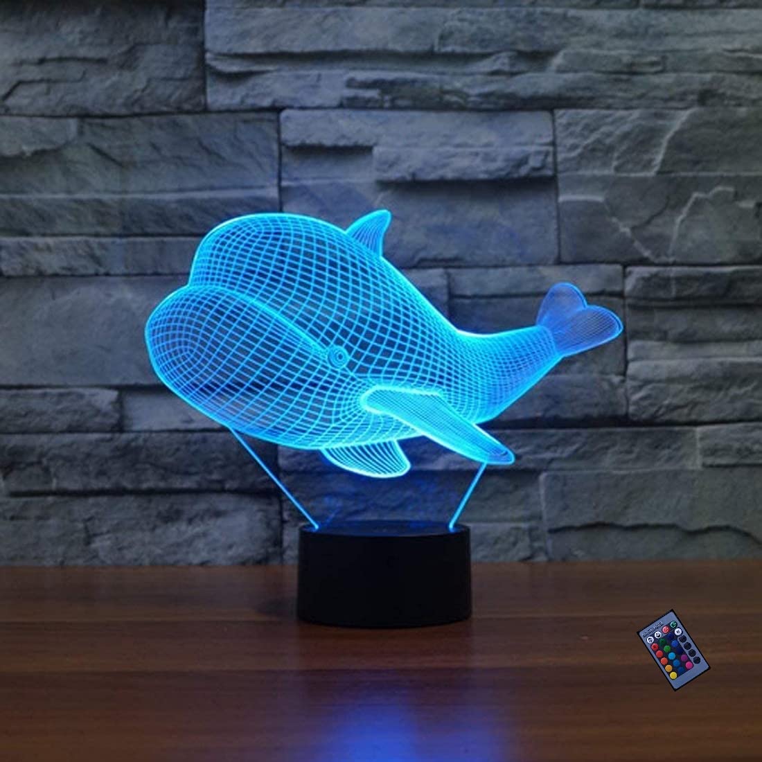 Nice Dream Luce Notturna Cavallo per Bambini, Lampada da Illusione 3D Luce LED, Telecomando 16 Cambia Colore Dimmerabile, Regali di Natale per Ragazze